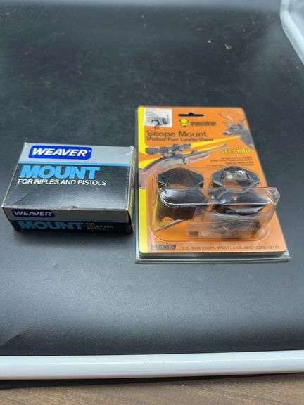 Weaver & Ironsighter Scope Mounts for Rifles and Pistols image