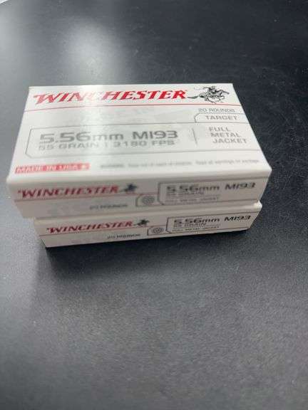 Winchester 5.56mm M193 Ammunition image