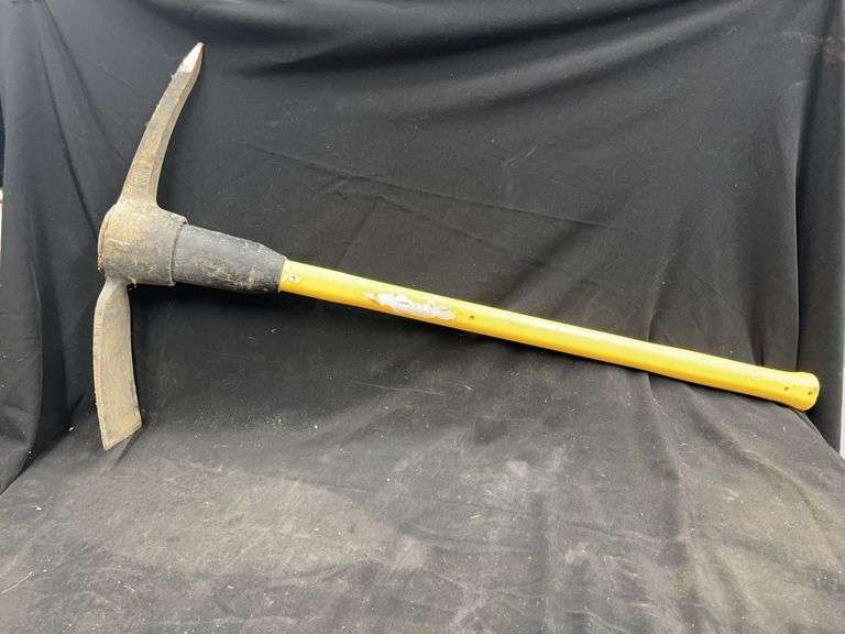 Mattock Pick with Yellow Handle image
