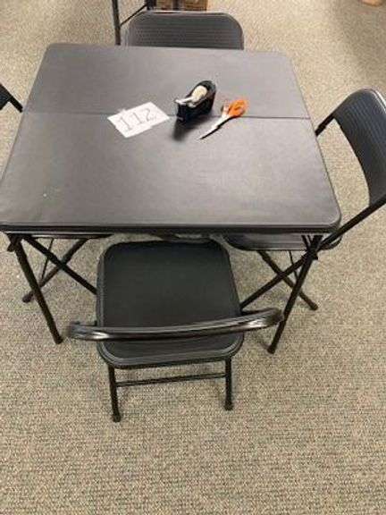 Folding Card Table & Chairs