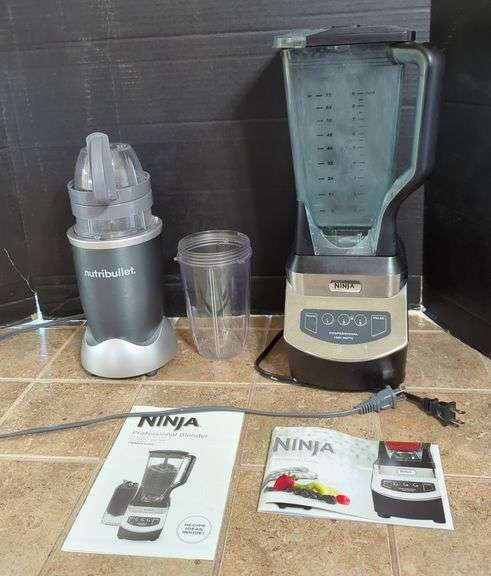 Ninja Professional Blender and Nutribullet Juicer Combo image