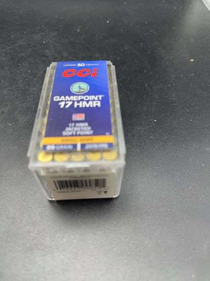 CCI Gamepoint 17 HMR 20 Grain Jacketed Soft Point Ammunition image