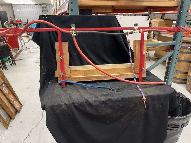 Custom Assembled Pipe Frame with Hoses and Fittings image