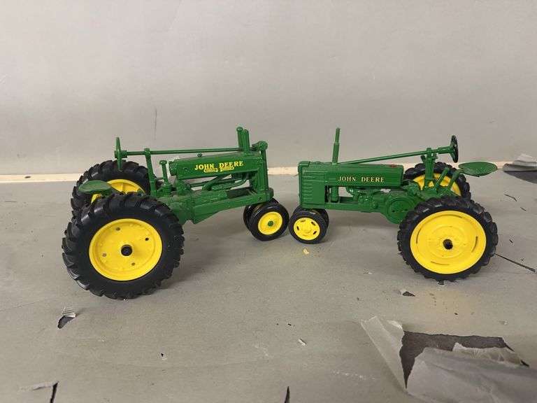 Two John Deere Scale Model Tractors image