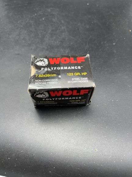Wolf Polyformance 7.62x39mm Ammunition - Partial Box image