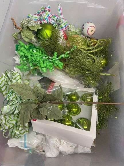 Collection of Holiday Ornaments and Decorations image