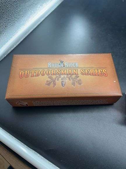 Rough Rider Outdoorsman Series Pocket Knife with Box and Sheath image
