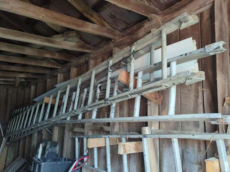 Assorted Aluminum Extension Ladders image