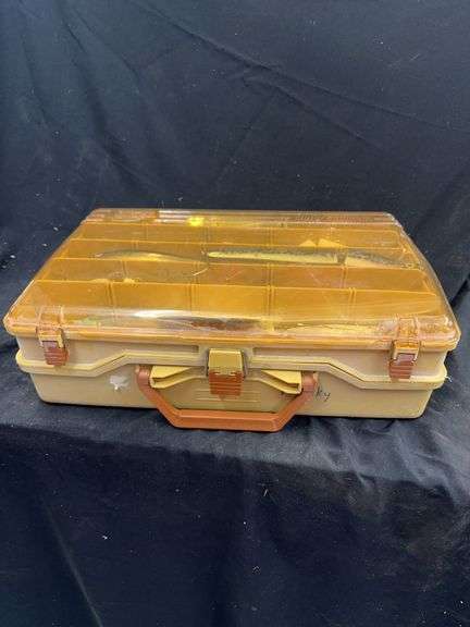 Tackle Box with Assorted Fishing Lures and Baits image