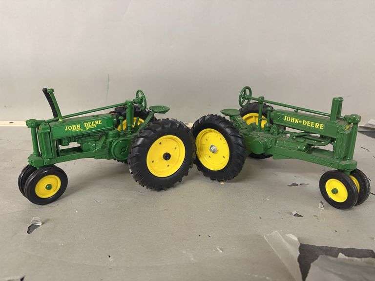 Two John Deere Scale Model Tractors image