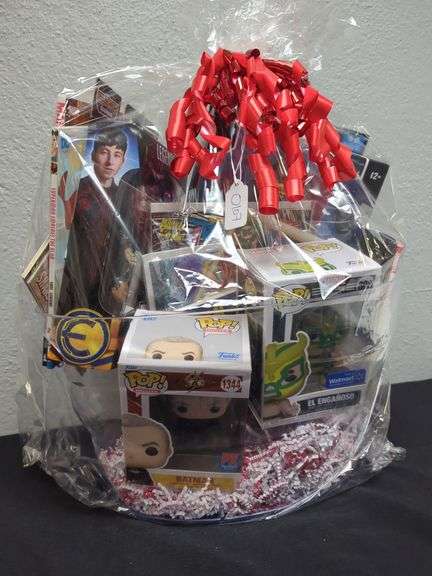 COMIC BOOK THEMED GIFT BASKET image