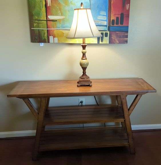 Accent Table with Lamp image