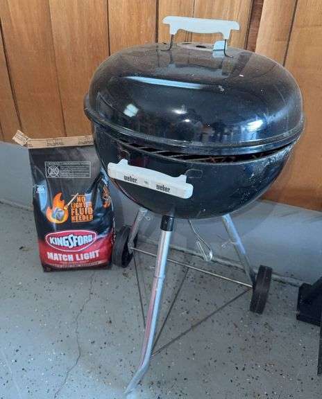 Weber Kettle Grill with Kingsford Match Light Charcoal and Tools image