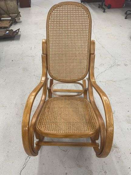 Cane Seat Rocking Chair image