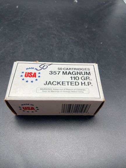 Box of .357 Magnum 110 Grain Jacketed H.P. Ammunition image