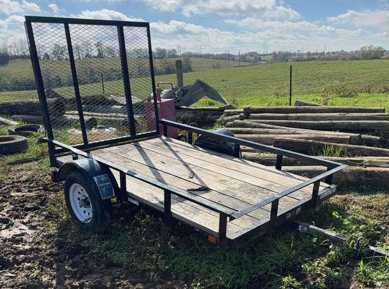 Carry-On 5x8 Utility Trailer with Wood Floor image