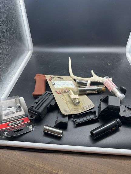 Firearms Parts Lot Including SIGHT MARK Red Dot Sight image