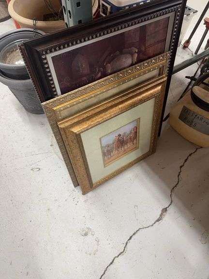 Group of Decorative Framed Art Prints image