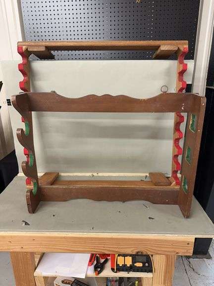 Two Wood Gun Racks image