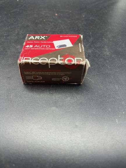ARX Inceptor 45 Auto Ammunition - 20 Cartridges image