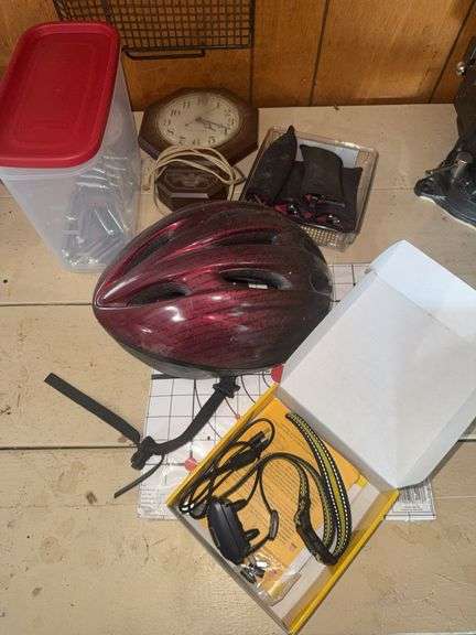 Cycling Helmet, Dog Training Collar, CO2 Cartridges, Target Sheets, and More image