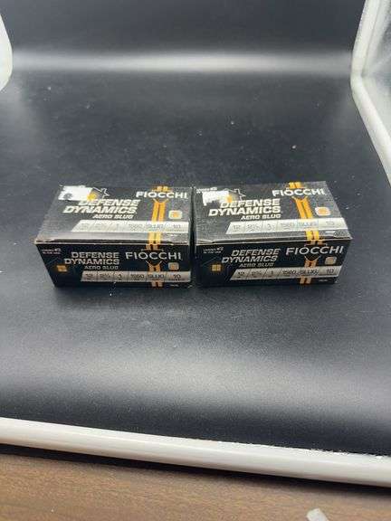 Two Boxes of Fiocchi Defense Dynamics Aero Slugs image