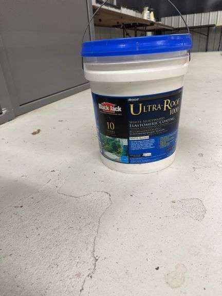 Black Jack Ultra-Roof 1000 White Siliconized Elastomeric Coating 5 Gallon image