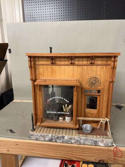 Miniature Mining Supply Store Diorama image