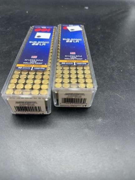 Two Boxes of CCI Sub-Sonic 22 LR Ammunition image