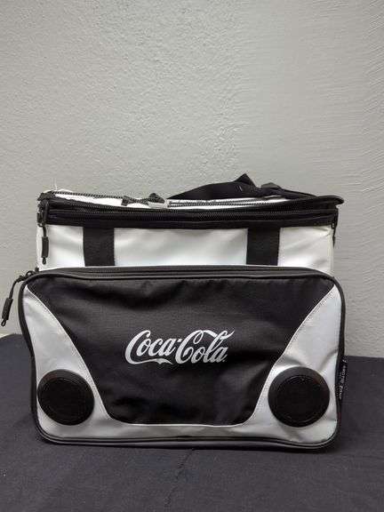 ARTIC ZONE WHITE COCA COLA COOLER WITH BUILT IN SPEAKER image