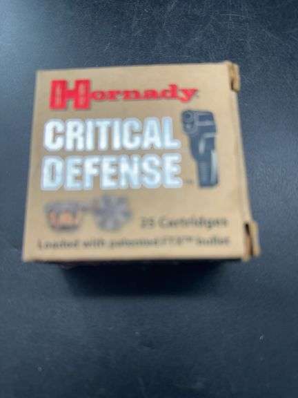 Hornady Critical Defense 9x18 Makarov Ammunition - 25 Cartridges image