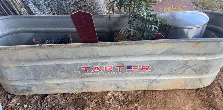 Tarter Farm Galvanized Steel Water Trough image