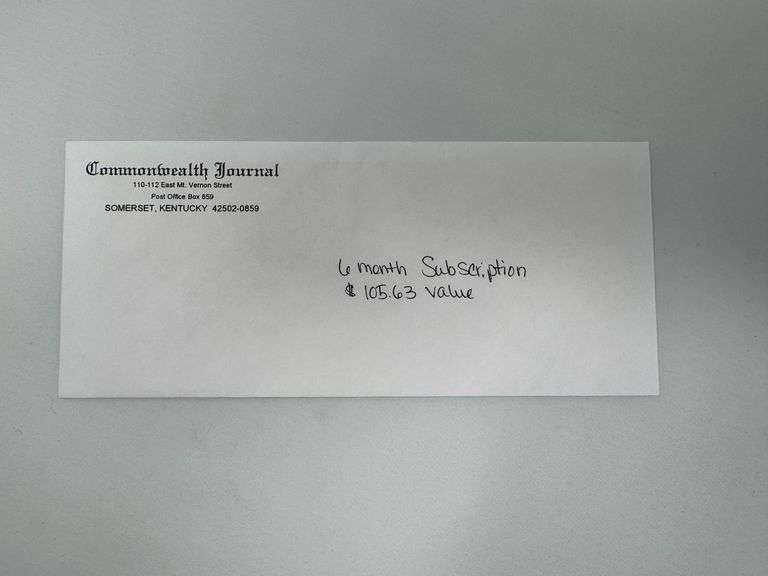 Commonwealth Journal 6 Month Subscription image