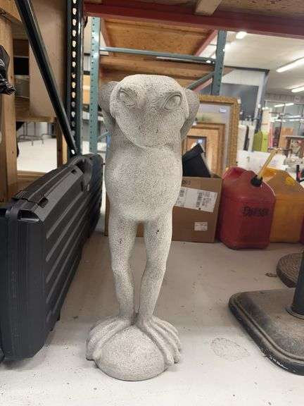 Garden Statues - Frog and Figure image