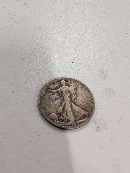1936 WALKING LIBERTY SILVER HALF DOLLAR image