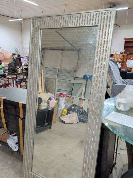MAJESTIC LARGE WALL BEVELED EDGE MIRROR 35X75 image