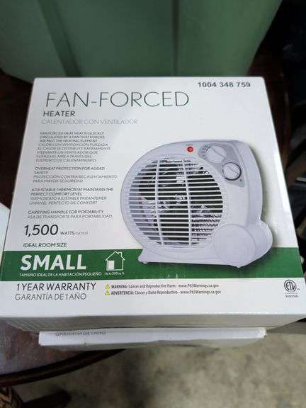 1500 WATT FAN FORCED SMALL ROOM HEATER image