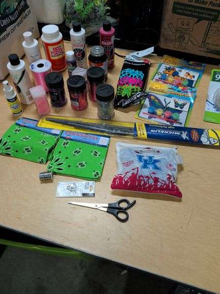 RIBBON - GLITTER - GLOW LANTERNS - SHOWER HEAD AND ETC image