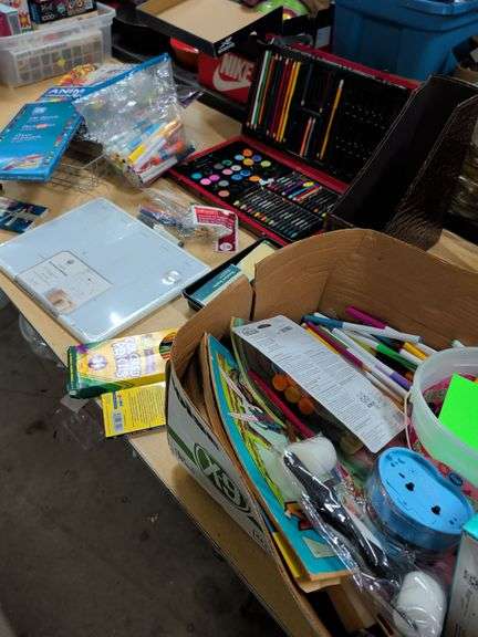 ART AND COLORING SUPPLIES image