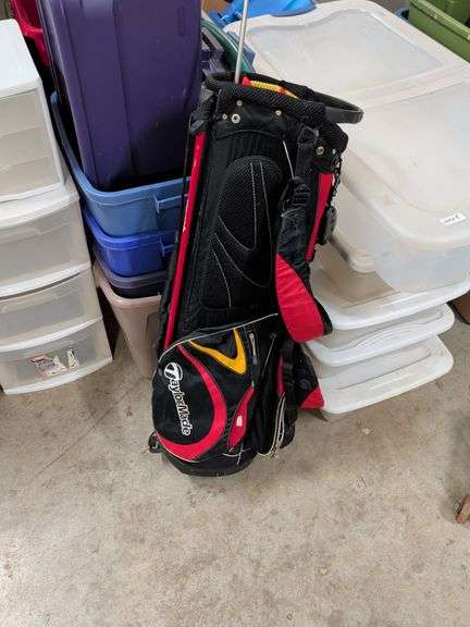 TAYLOR MADE GOLF BAG WITH AVT DRIVER image