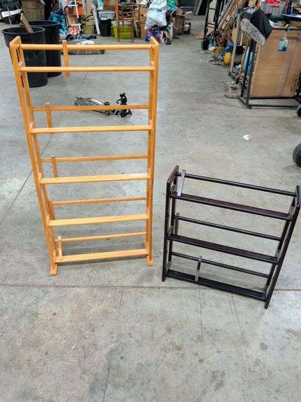 2 VIDEO STORAGE RACKS image