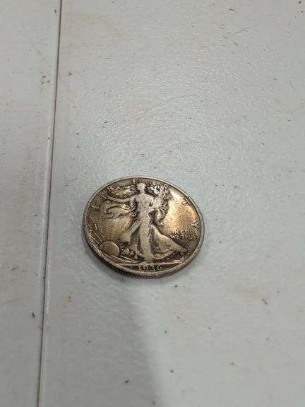1936 WALKING LIBERTY SILVER HALF DOLLAR image
