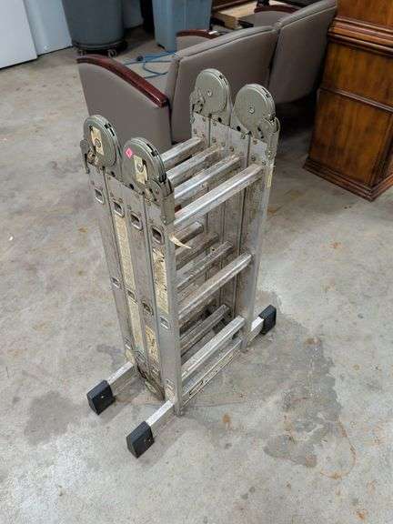 MULTI POSITION ALUMINUM LADDER image