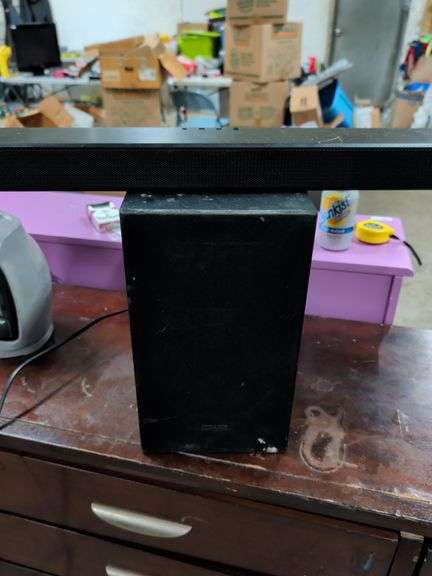 SAMSUNG SOUND BAR AND SUB WOOFER image