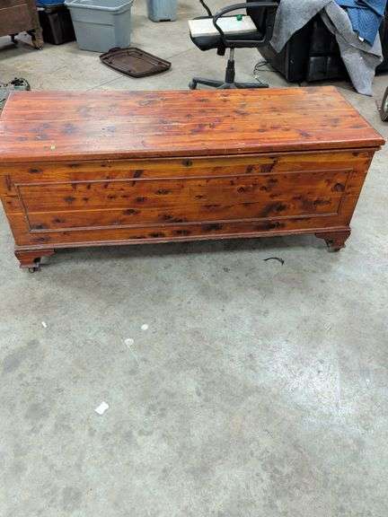 CEDAR BLANKET CHEST 60X22X24 image