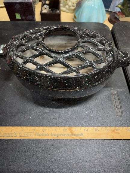 LATTICE TOP- GOOD GSIN WOOD STOVE- STEAMER- image