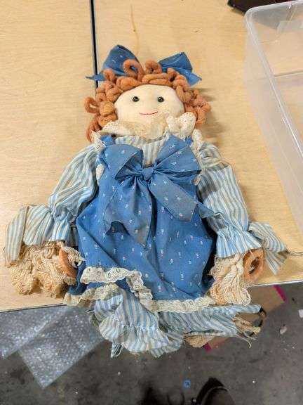 VINTAGE HANDMADE DOLL image