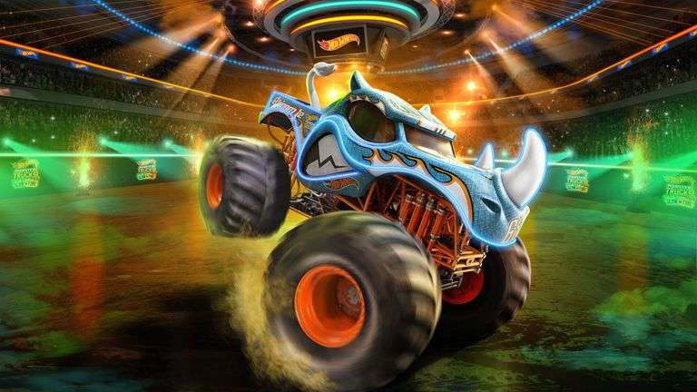 4-TICKETS - Monster Truck Hot Wheels Glow-N-Fire image