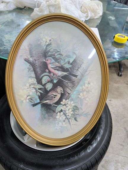 SIGNED RUANE MANNING BIRD PRINT 17X22 image