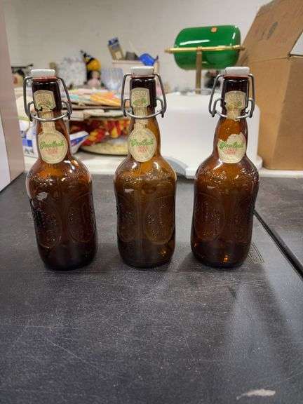 3- GROLSCH- SWING TOP BEER BOTTLES image